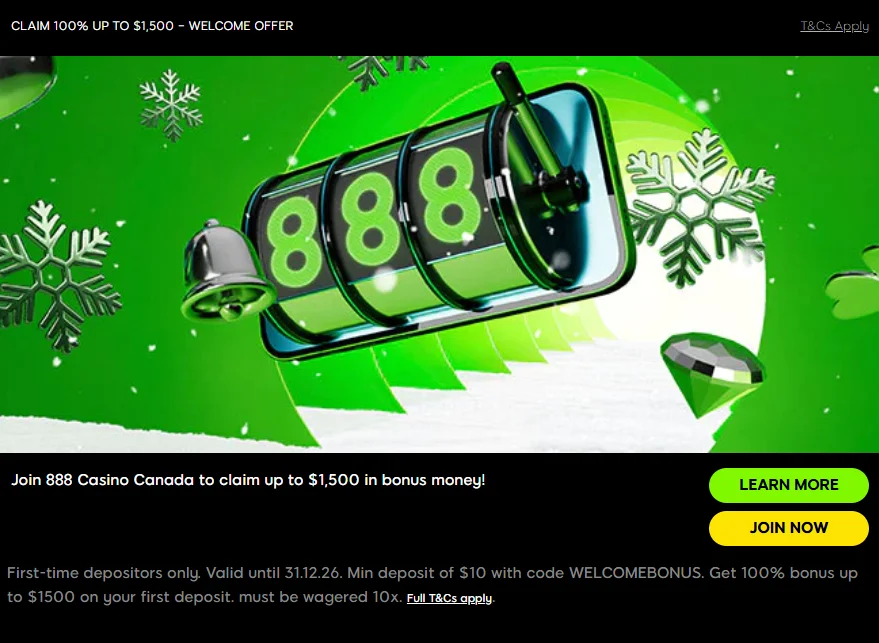 888 casino welcome bonus