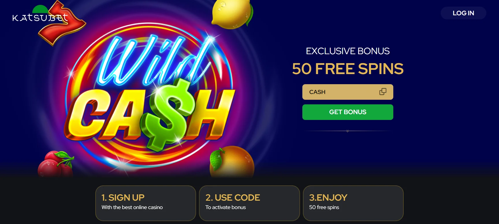 katsubet 50 free spins