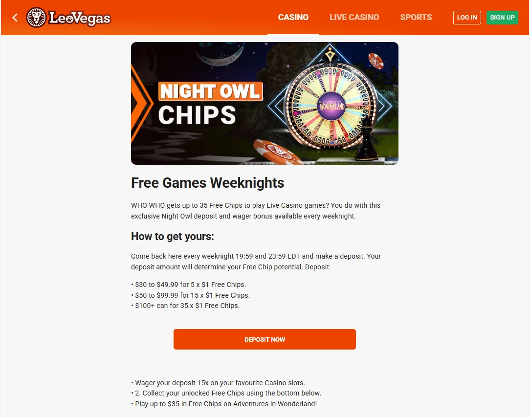 leovegas casino bonus