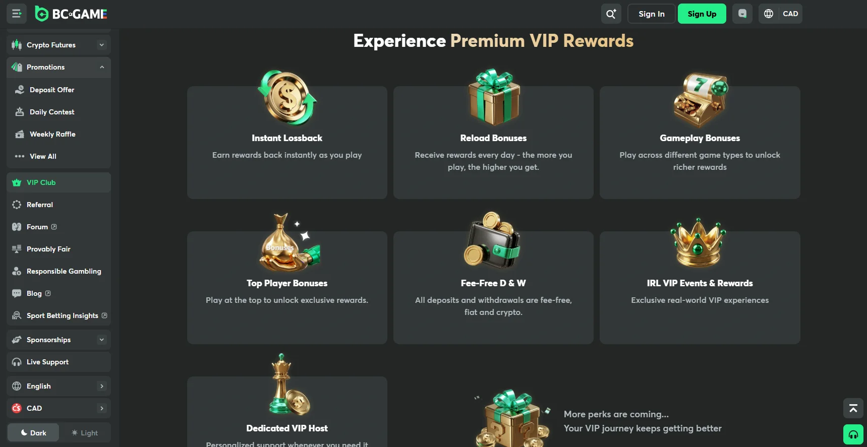 BC.Game VIP Club
