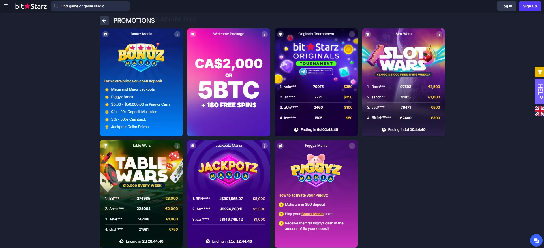 BitStarz Casino Promotions