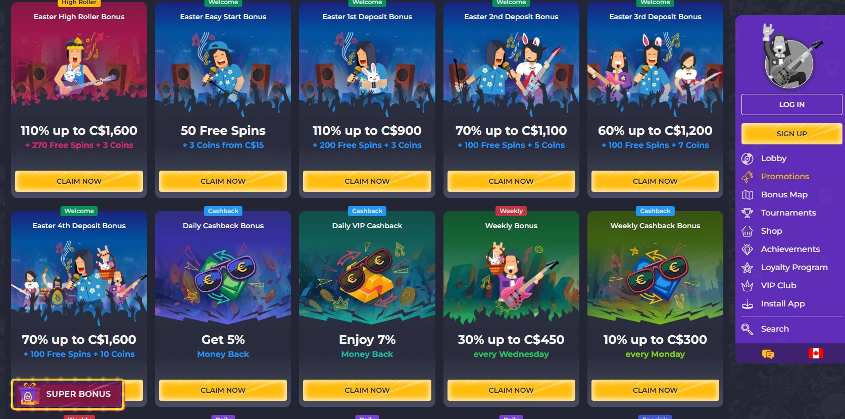 Rolling Slots Reload Bonuses
