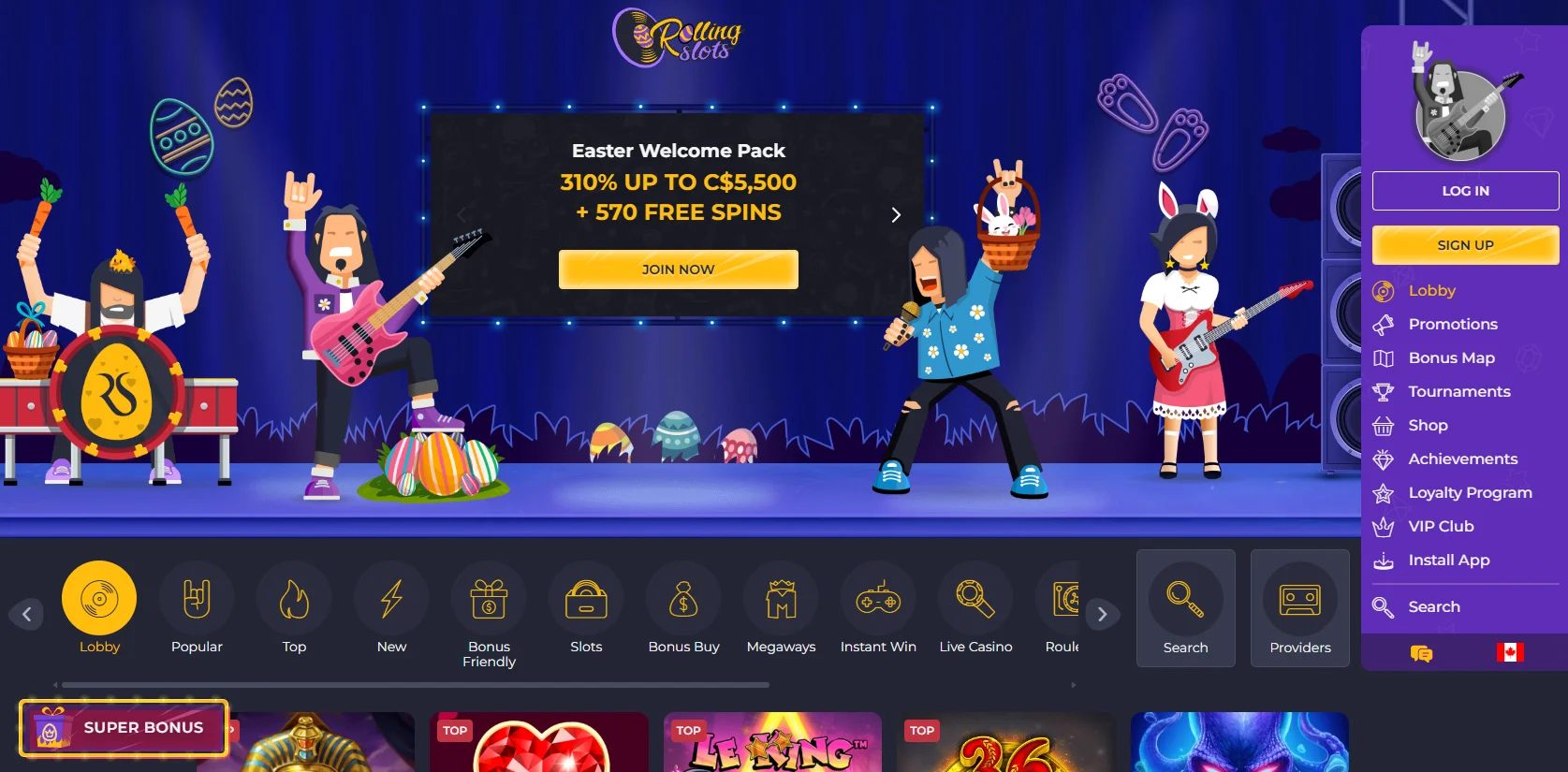 Rolling Slots Casino