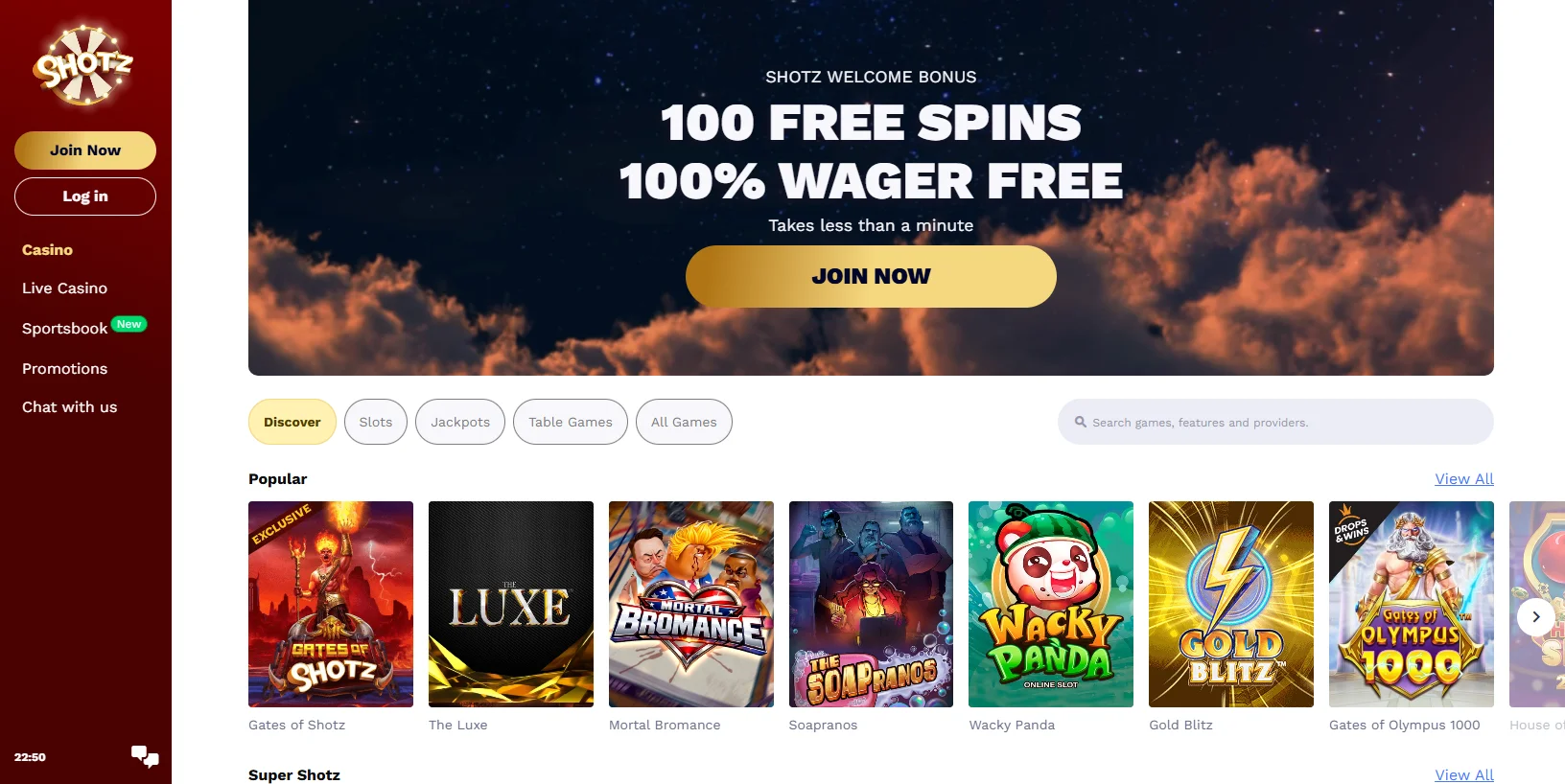 Shotz Casino
