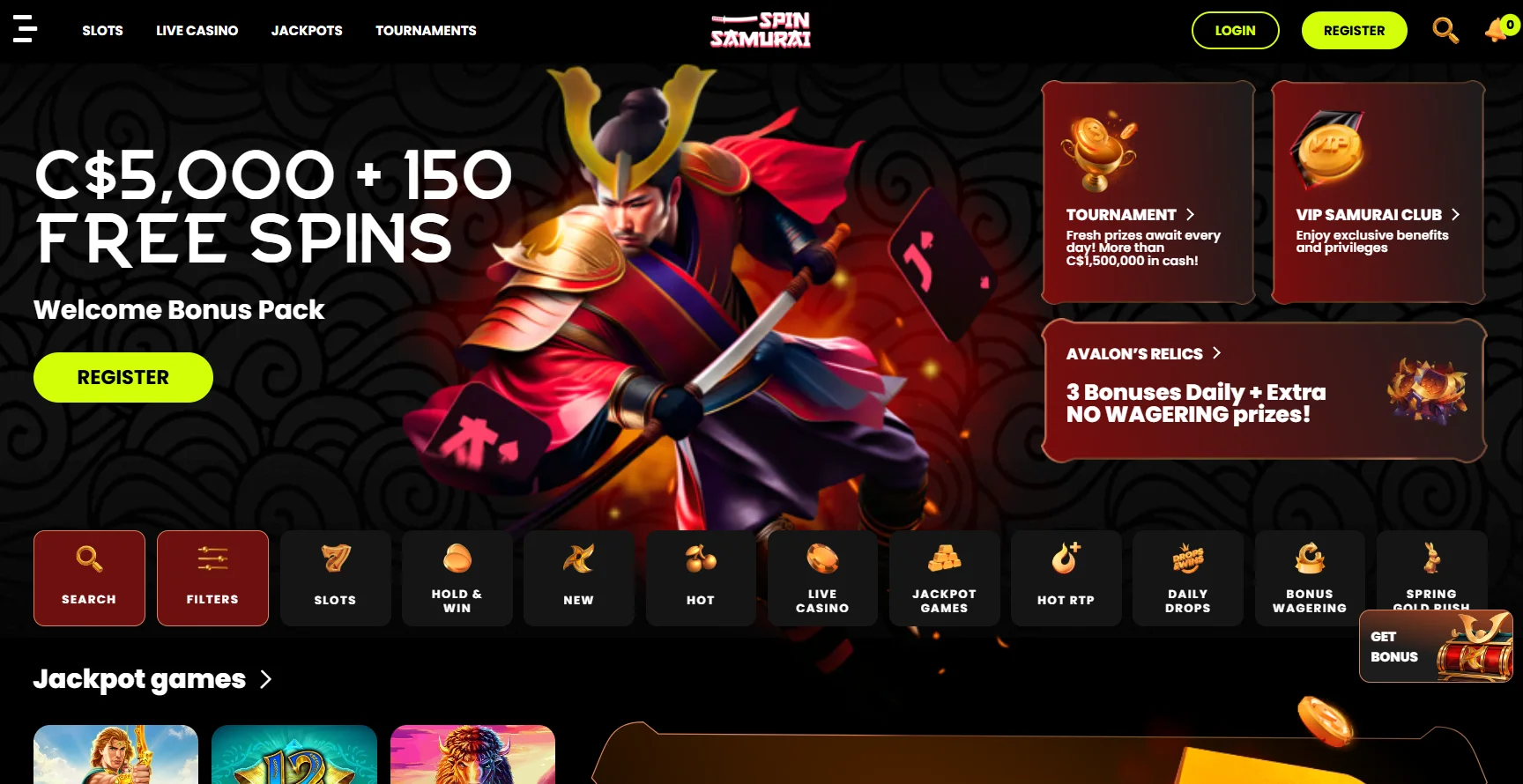 Spin Samurai Casino