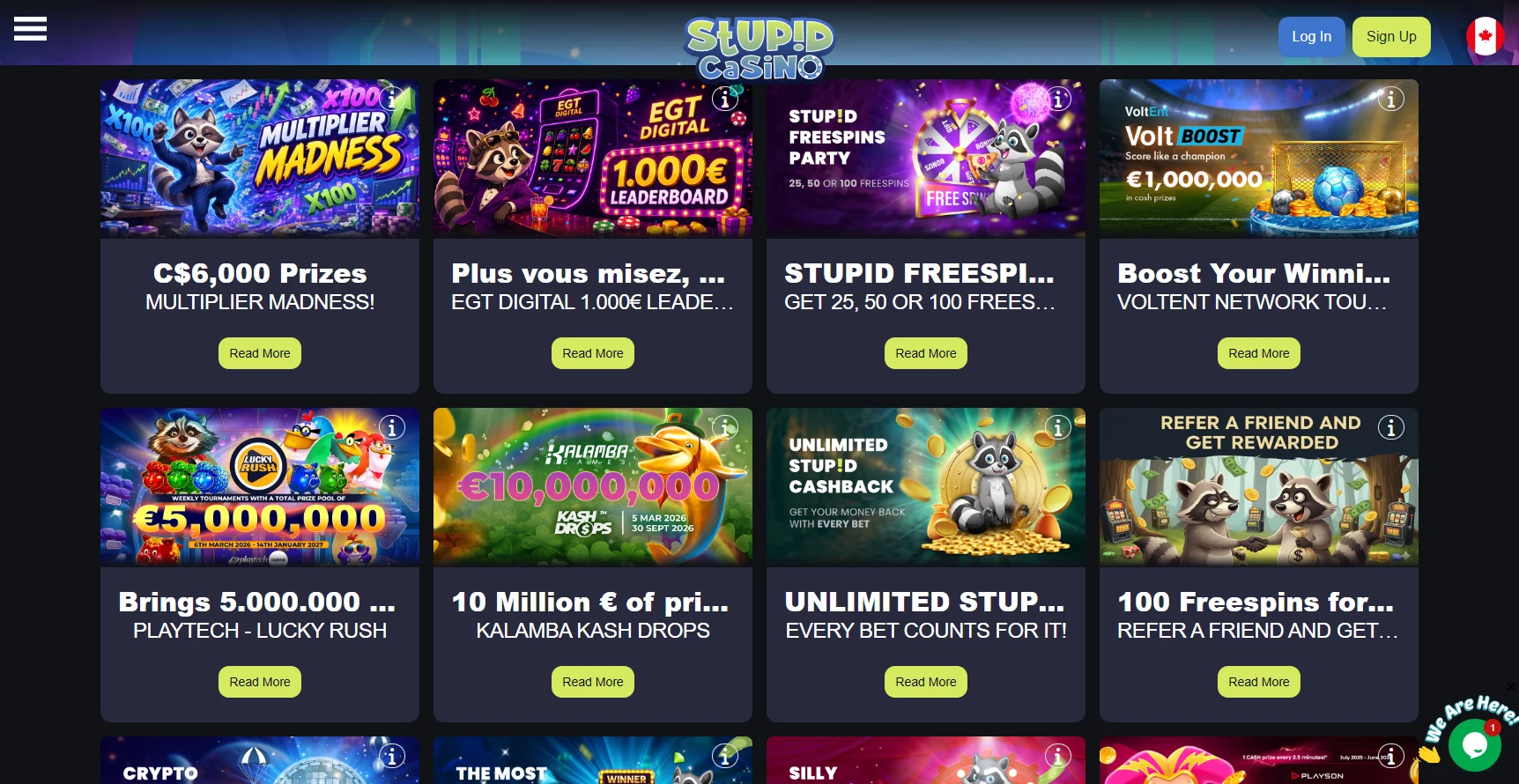Stupid Casino Bonuses