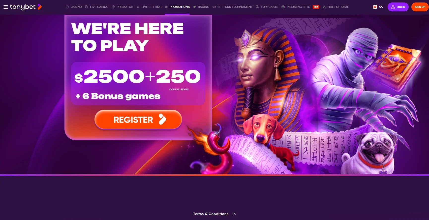 Tonybet Welcome Bonus